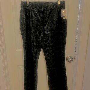 Leather Snake Skin Pants Size 14 NWT